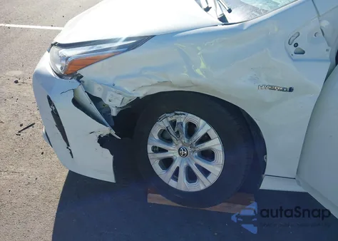 2020 Toyota Prius Le from USA, damaged, VIN JTDKARFU7L3124130
